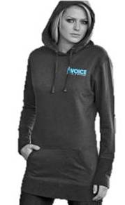 Ladies Longline Pullover Hoody « Voice in a Million